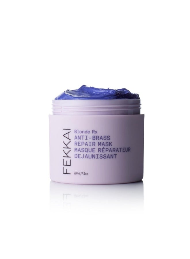 Fekkai Blonde Rx Anti-Brass Repair Mask - 7.5 oz - Leaves Hair 3X Stronger with 67% Less Breakage - Free of Sulfates, Parabens, Phthalates - Vegan, Cruelty-Free - Image 1