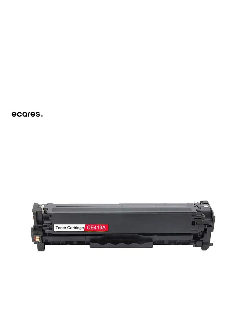 ECARES®305A Toner Cartridge CE413A Compatible for HP Laserjet Pro 400 Color M451dn M451nw M451dw MFP M475dw MFP M475dn Pro 300 MFP M375nw M351A (Magenta) - Image 1