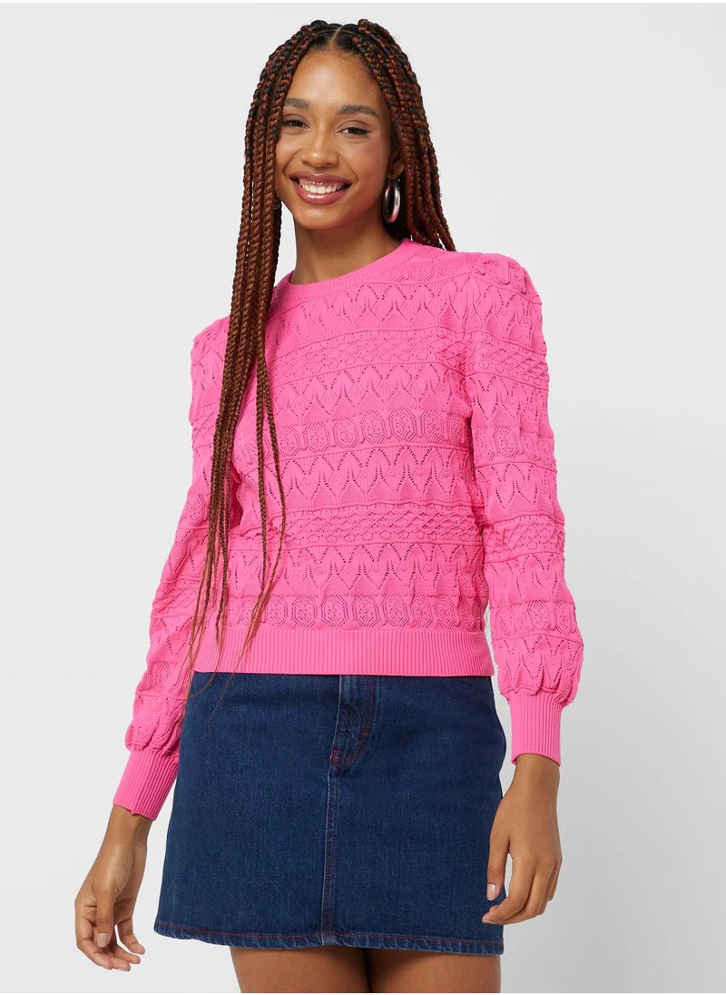 ONLY Crew Neck Knitted Sweater