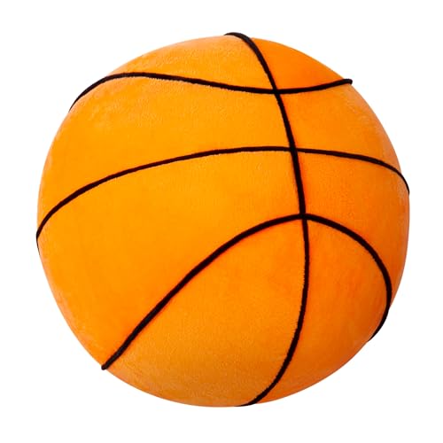 OurHonor Basketball Pillow Basketball Plush 118 Basketball Stuffed Animal Fluffy Cute 3D Stuffed Sports Ball Plushies Room Decor Games Gift for Kids and Adults - Image 1