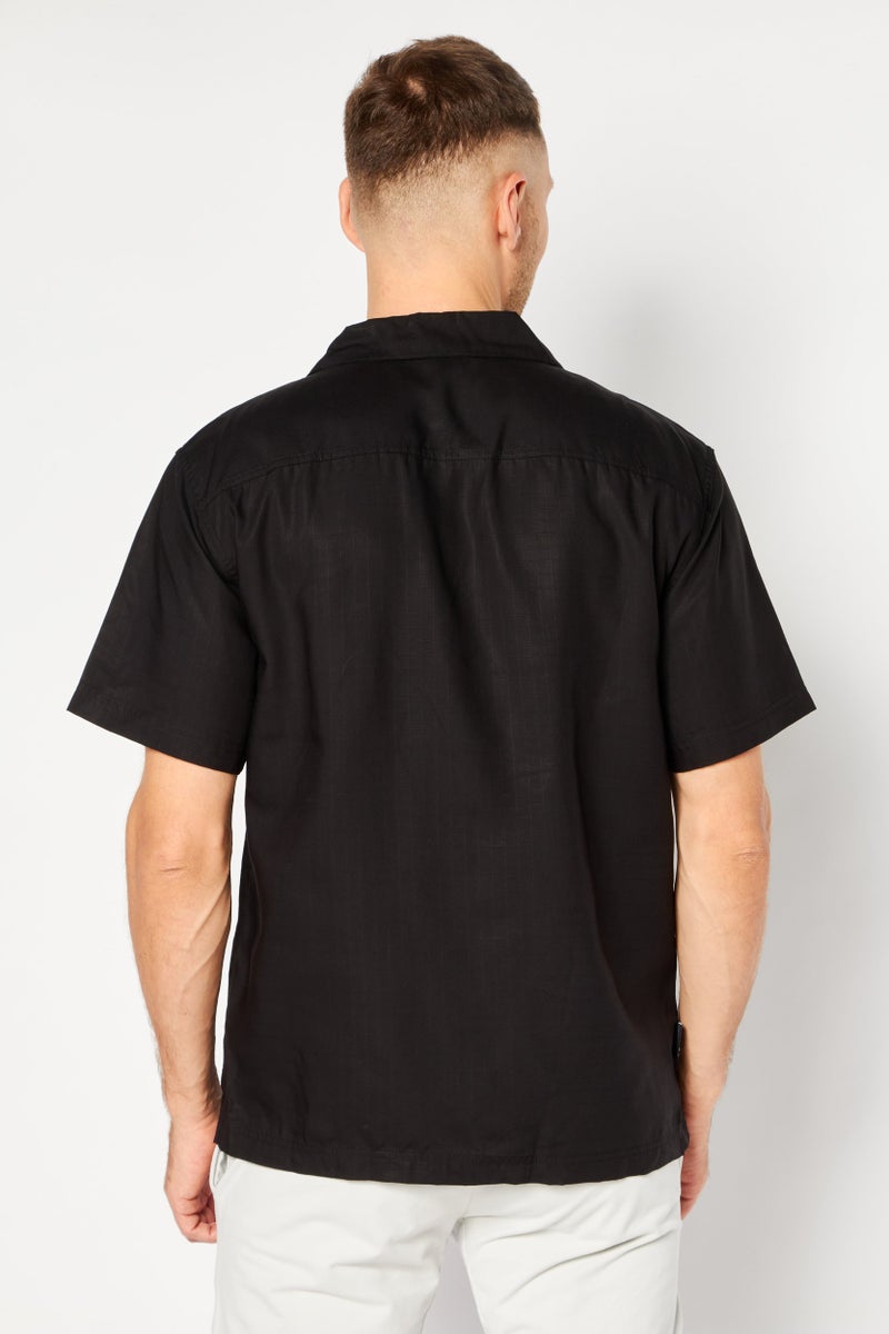 PUMA Men Sportswear Fit Down Town Outdoor Shirt, Black - Image 4