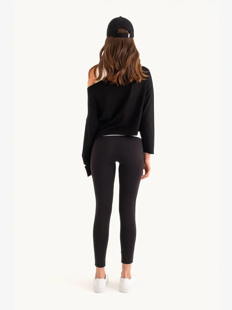 HICCUP High Waist Leggings with a Pocket Detail