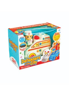 Generic Learning Fun 2 in 1 Defender of The City Ambulance - 35303C  - Image 4