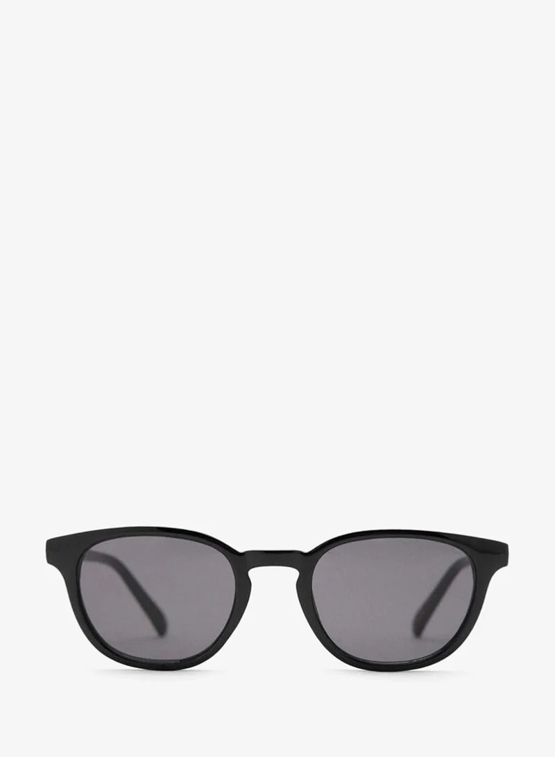 Mango Man Round-framed sunglasses
