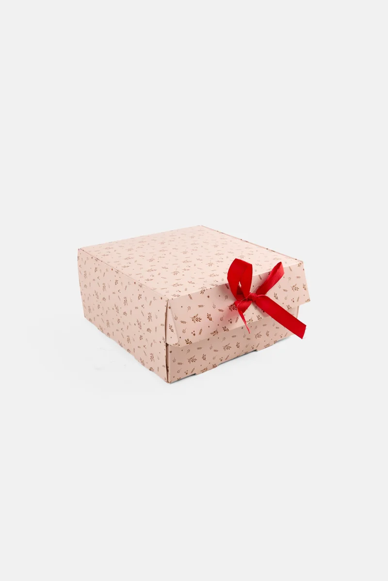 Muy Mucho 1 Pc Printed Small Folding Box, Old Rose