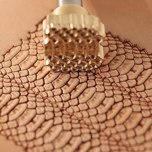 DandS ltd Snake Leather Stamp Tool, Professional Steel Craft Tool for Leatherworking, Embossing, Carving & Stamping Leather Projects, Belts Wallets & DIY Projects Compatible with Mallet #395 - Image 1