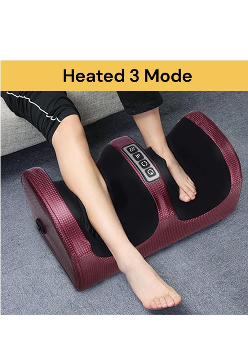 Generic - Electric Shiatsu Foot Massager Kneading Rolling Vibration Machine Heating Therapy Calf Leg Reflexology Feet Tissue Muscle Pain Relief - Image 1