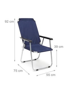 GO2CAMPS Folding Camping Chair High Quality Beach Chair For Garden Balcony Or Festivals Outdoor Collapsable Chair As Fishing Chair Or Festival Chair (Multicolour)  - Image 3