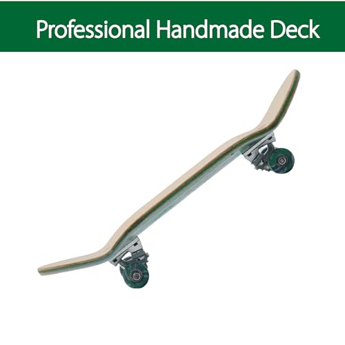 RACOFSB Pro Fingerboard 34mm Wooden Board Professional Finger Skateboard Trucks CNC Swirl Wheels (Dinosaur) - Image 3