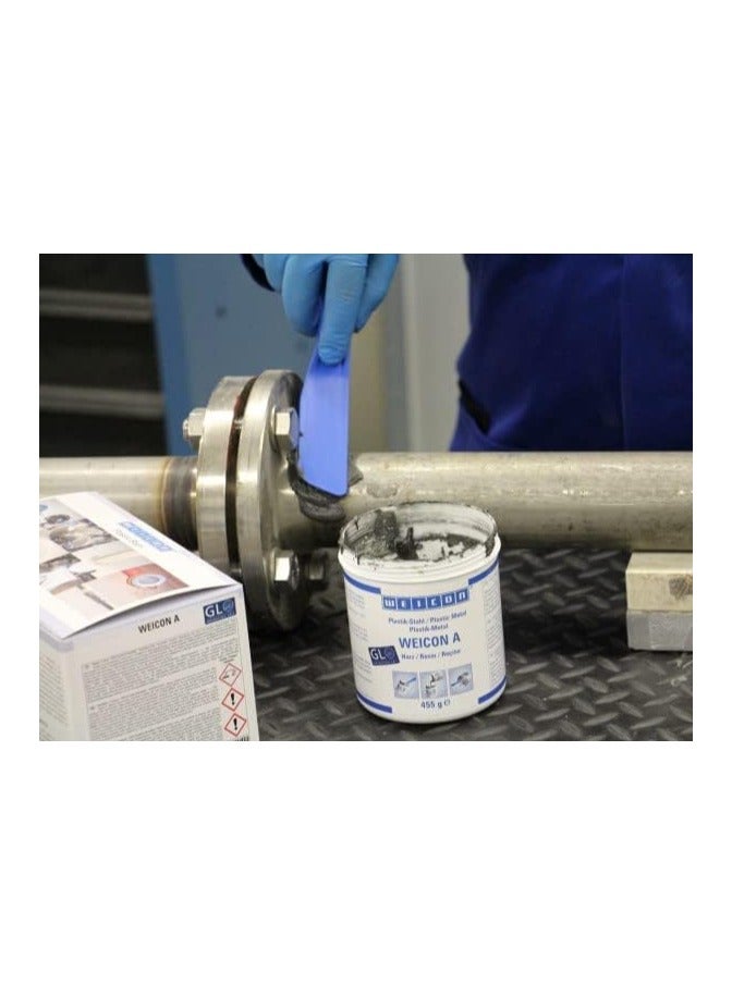 وايكون WEICON Plastic Metal A – لاصق وريبار من الإيبوكسي مكون من جزئين لإصلاح وتوصيل البلاستيك والمعدن والمواد الأخرى - Image 1
