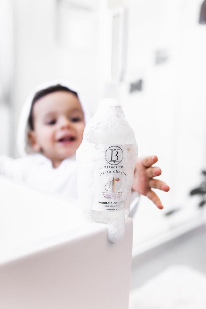 Bathorium Little Charlie Bubble Bath Milk Gentle Nourishing for Babies Enriched with Coconut Milk Oatmeal Safe for Sensitive Skin 8 floz - Image 4