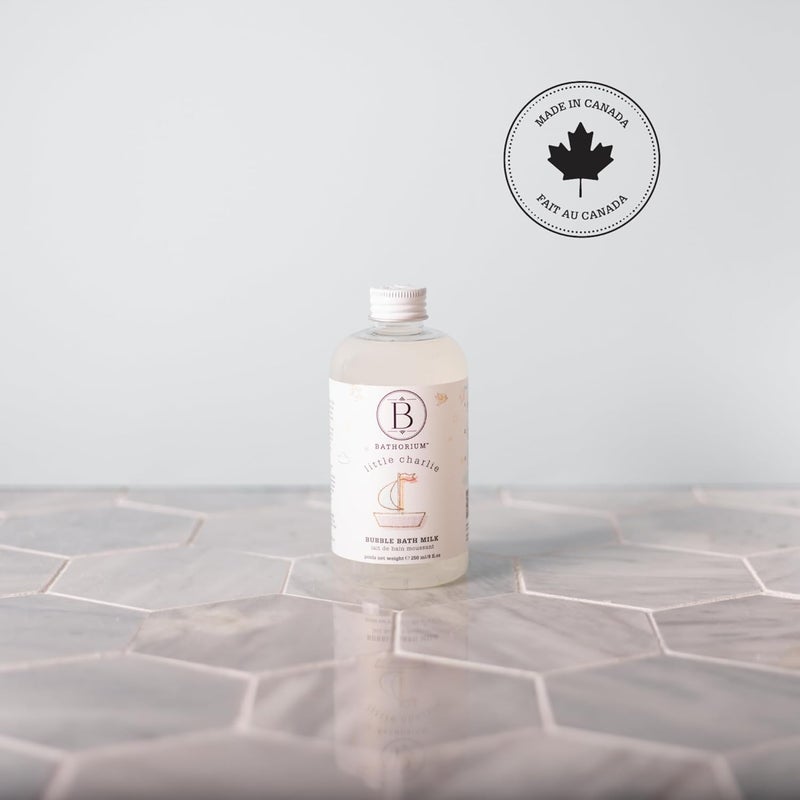 Bathorium Little Charlie Bubble Bath Milk Gentle Nourishing for Babies Enriched with Coconut Milk Oatmeal Safe for Sensitive Skin 8 floz - Image 3