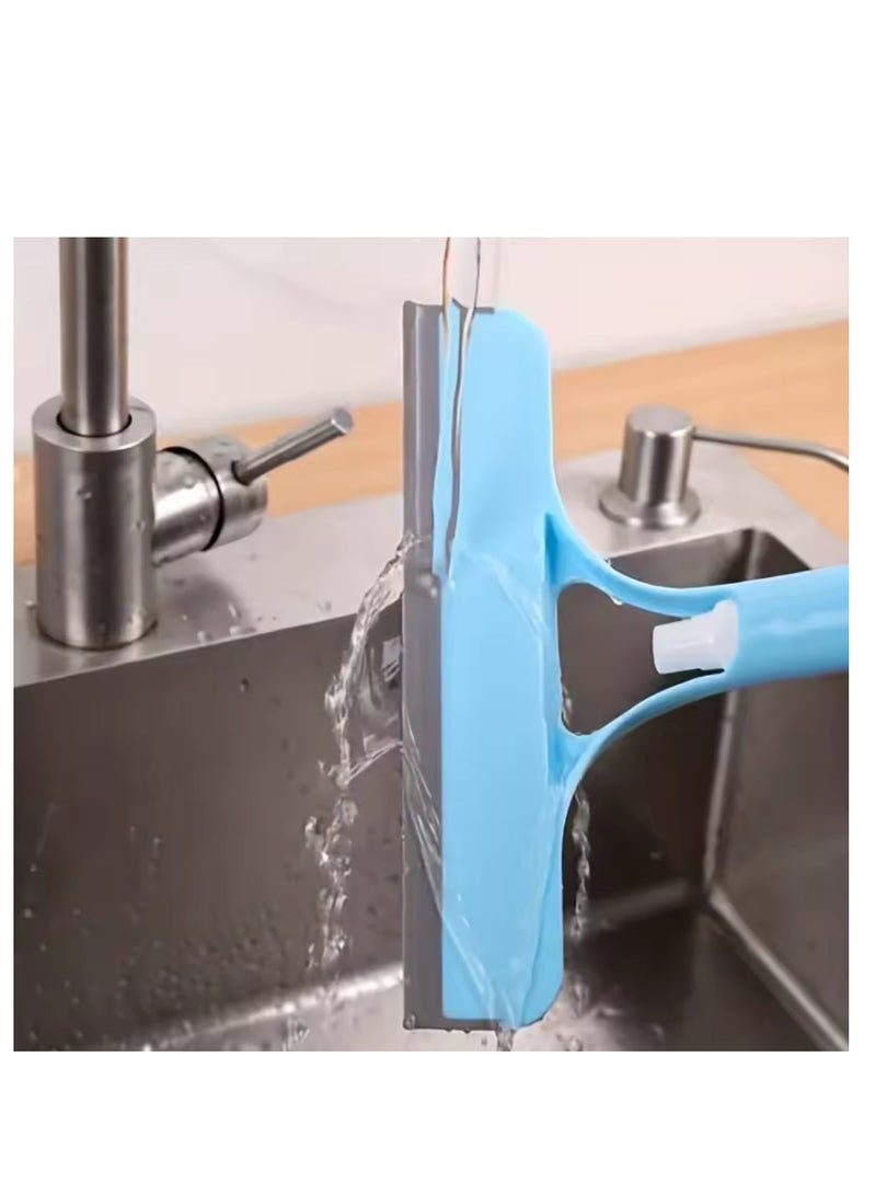BLUE CORAL Household Multifunctional Glass Cleaning Tool With Watering Can 3-In-1 Mirrors Glass Scraper Window Scraper  - Image 2