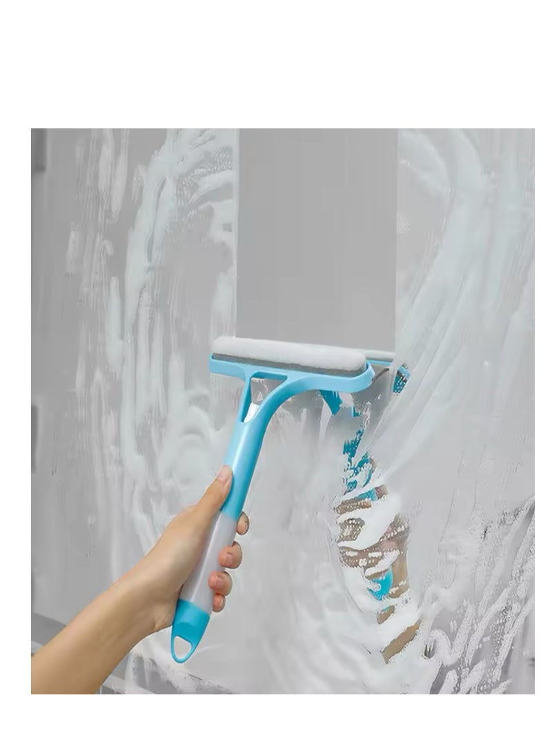 BLUE CORAL Household Multifunctional Glass Cleaning Tool With Watering Can 3-In-1 Mirrors Glass Scraper Window Scraper  - Image 5