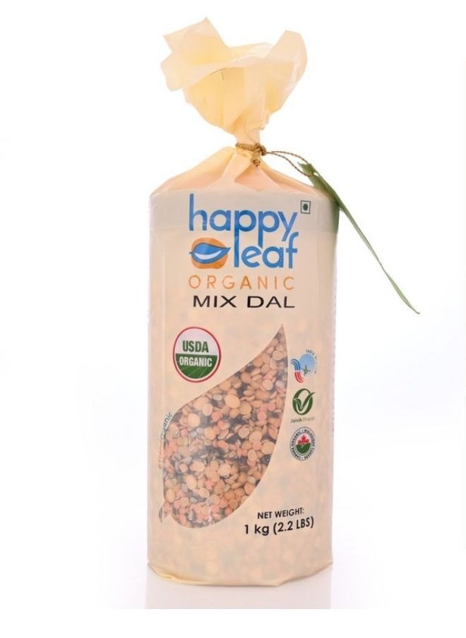 happy leaf organic Organic Mix Dal 1kg  - Image 1