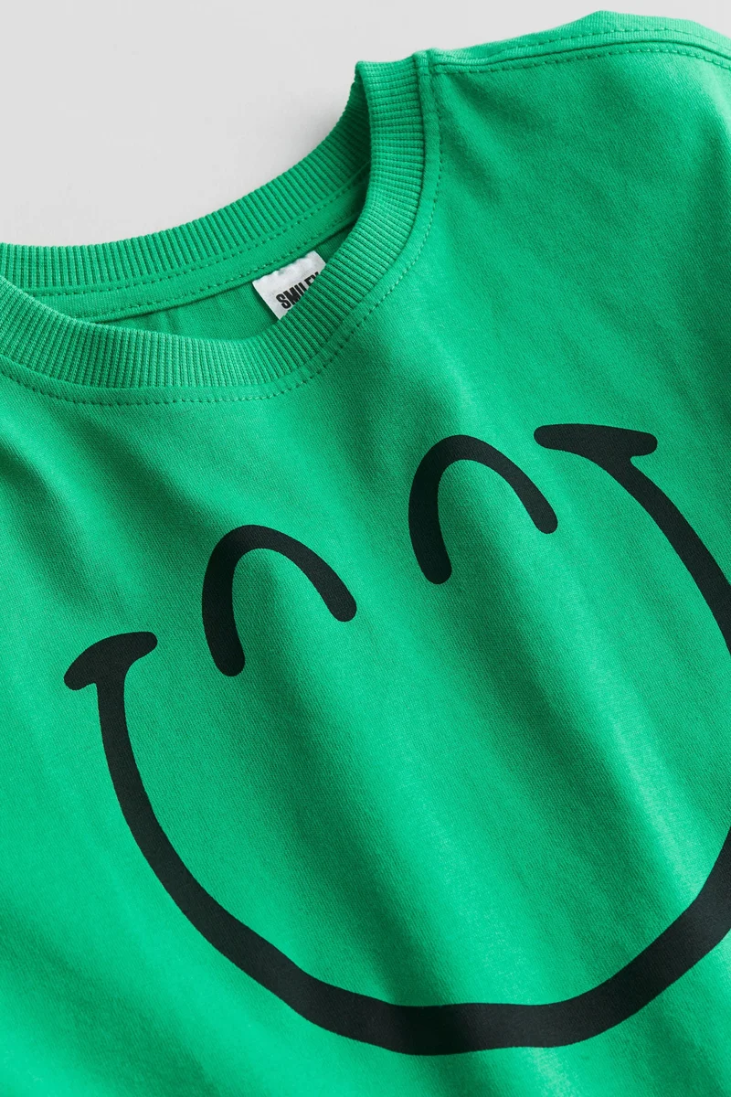 H&M Printed long-sleeved T-shirt