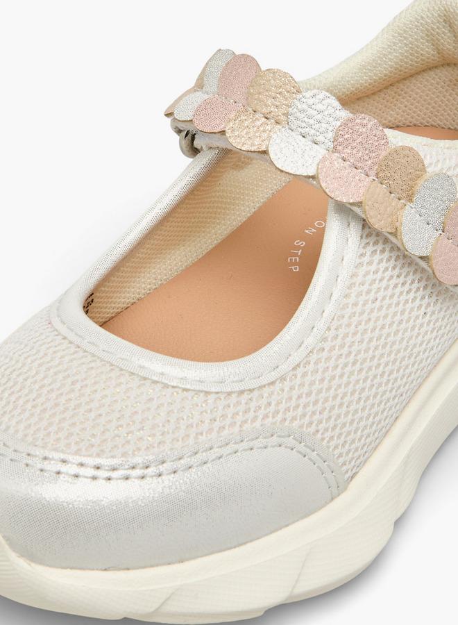 Barefeet Girls Embellished Mary Jane Shoes - Image 4