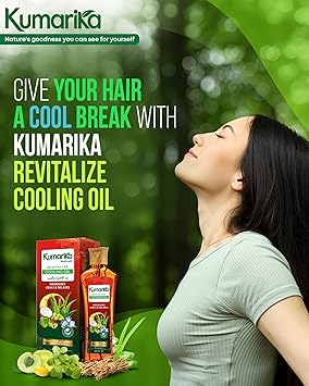 Kumarika Revitalize Cooling Oil 200ml Noursishes relaxes and cools with 100 Natural extracts message and remove the stress with cooling relaxation - Image 2