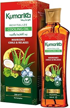Kumarika Revitalize Cooling Oil 200ml Noursishes relaxes and cools with 100 Natural extracts message and remove the stress with cooling relaxation - Image 1