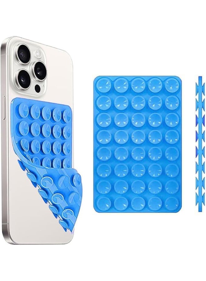 Silicone Double-Sided Suction Phone Case Detachable Mount - Hands-Free, Strong Grip Holder for Selfies & Videos - Durable, Easy to Use - iPhone & Android - Image 2