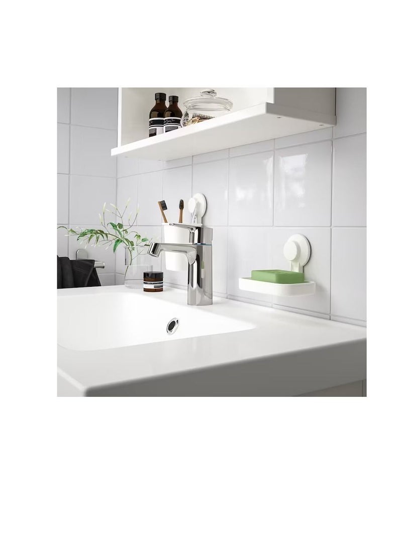 Toothbrush holder with suction cup, white - Image 3