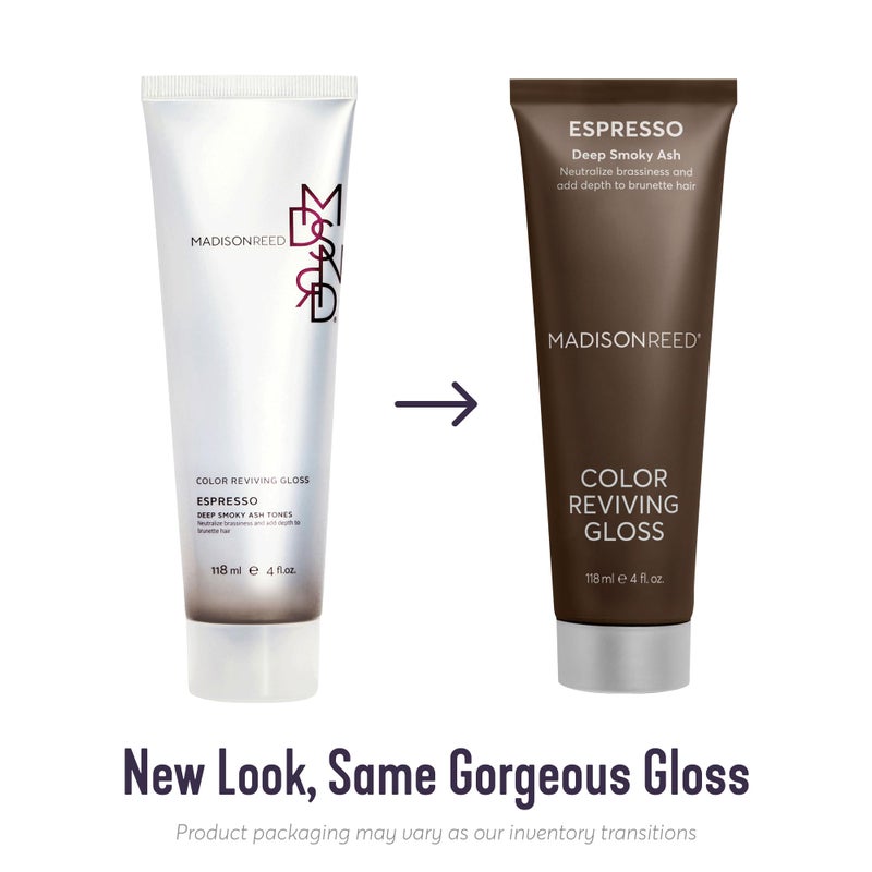 Madison Reed Color Reviving Gloss, Espresso - Brown, Semi-Permanent Hair Dye, Enhances Hair Color & Corrects Tone, Adds Brilliant Shine, Keratin & Argan Oil, 4 Fl Oz (118 mL) - Image 2