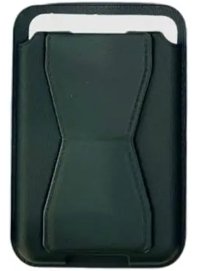 Next Store Magnetic Wallet with Stand, Eco-Friendly PU Card Holder, Vertical & Horizontal Viewing for iPhone 13 Pro (Deep Teal)