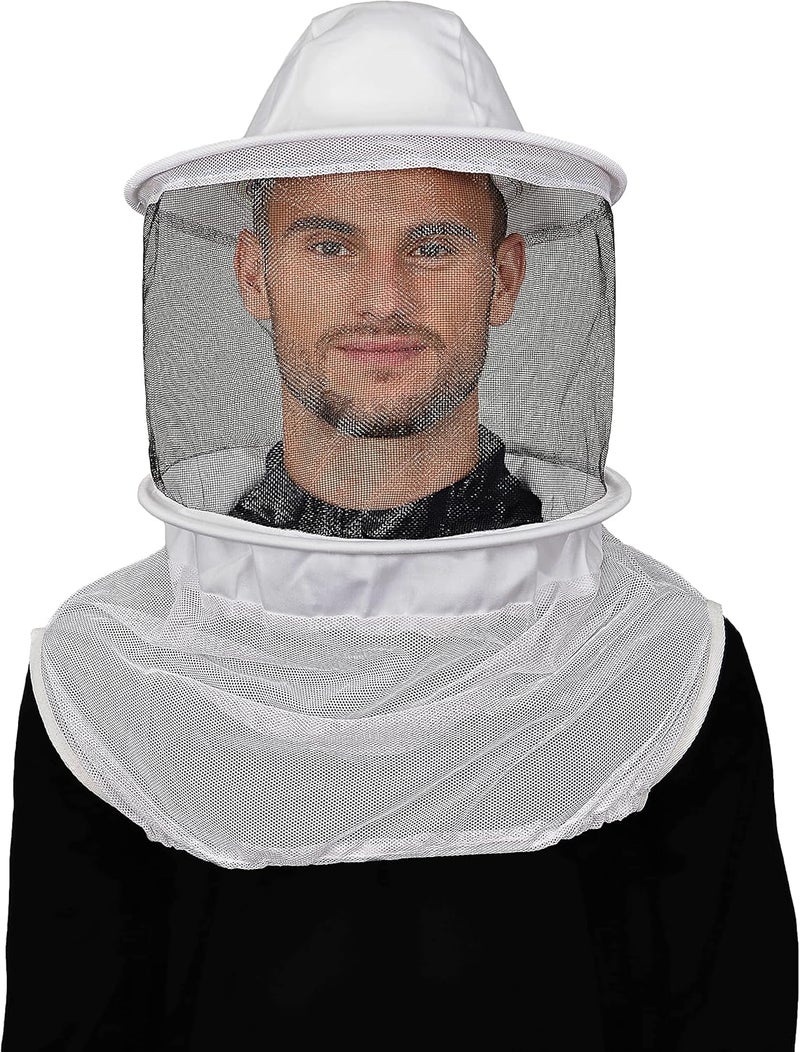 Humble Bee 210 Polycotton Beekeeping Veil with Round Hat - Image 1