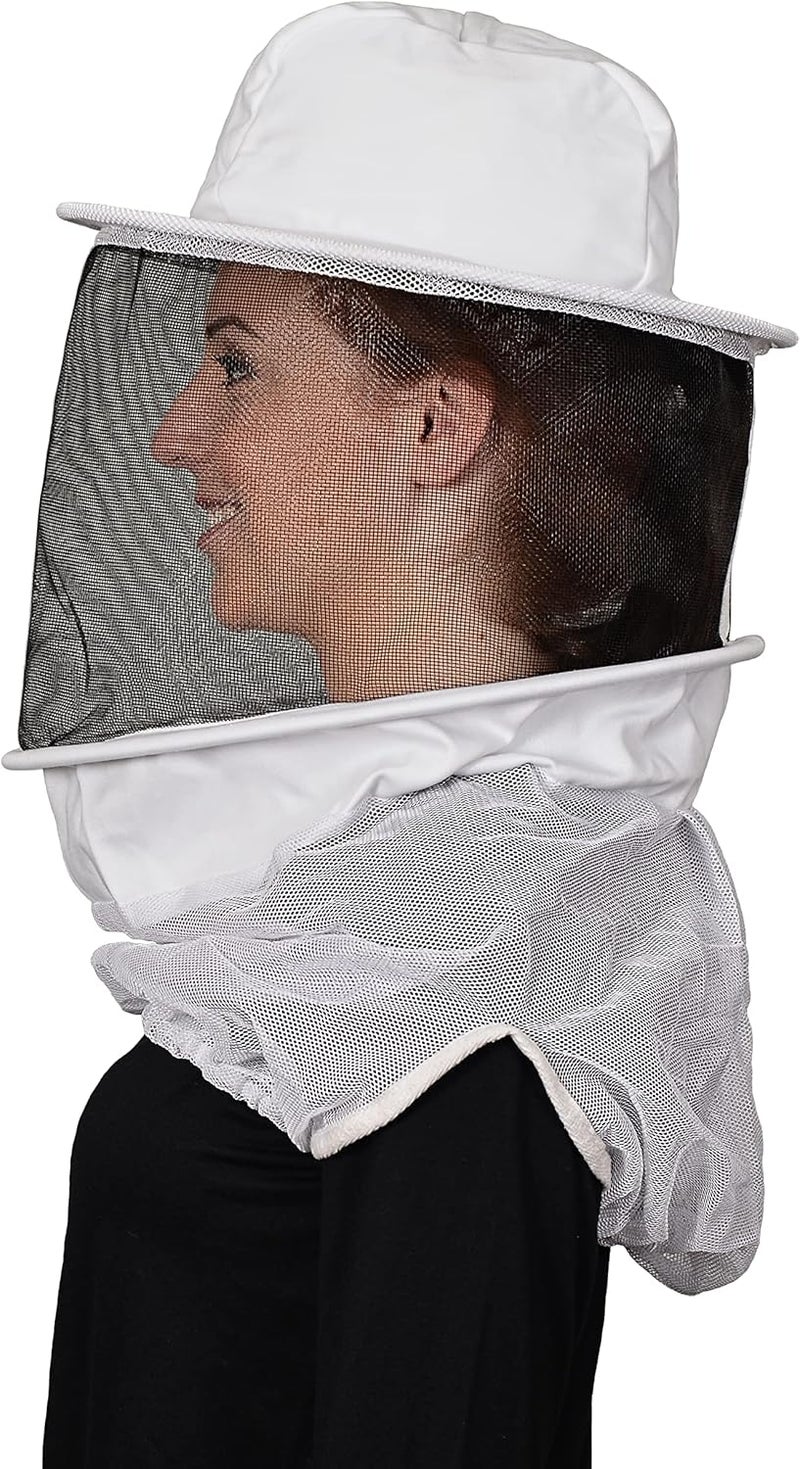 Humble Bee 210 Polycotton Beekeeping Veil with Round Hat - Image 4