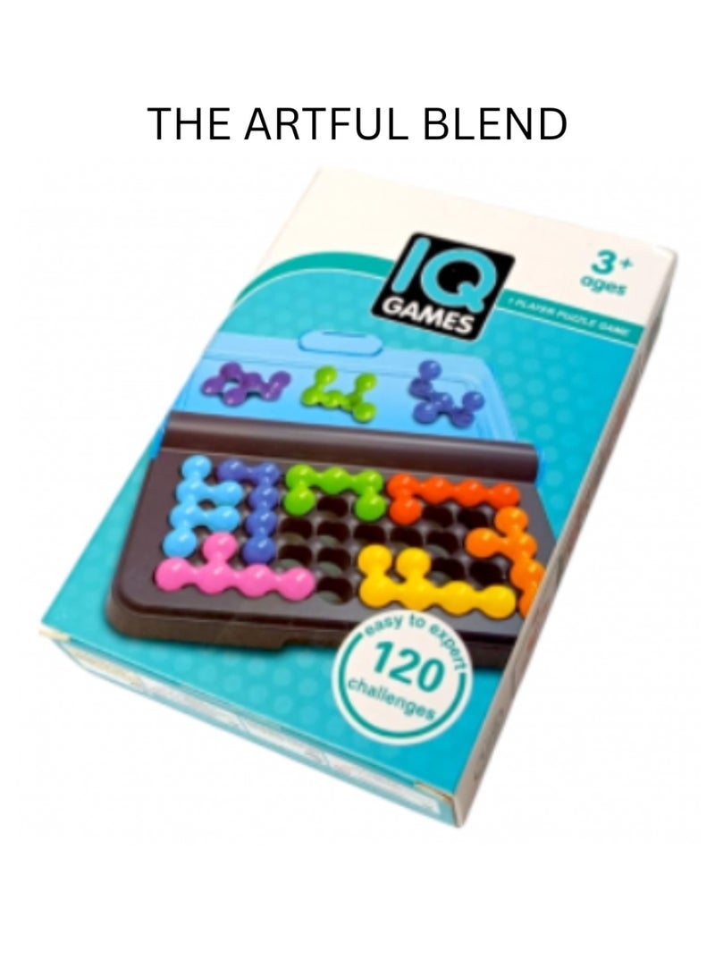 THE ARTFUL BLEND IQ Puzzle Pro Game – Brain Teaser Logic Puzzle, Compact Size 10 × 14 × 3 cm - Image 1