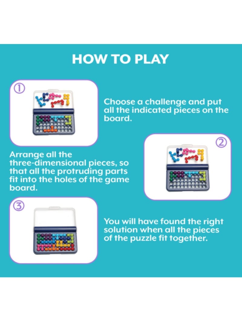 THE ARTFUL BLEND IQ Puzzle Pro Game – Brain Teaser Logic Puzzle, Compact Size 10 × 14 × 3 cm - Image 4