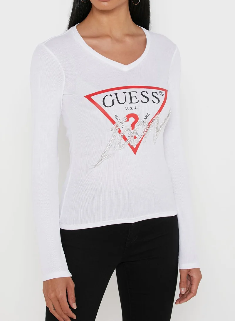 GUESS Icon Logo T-Shirt