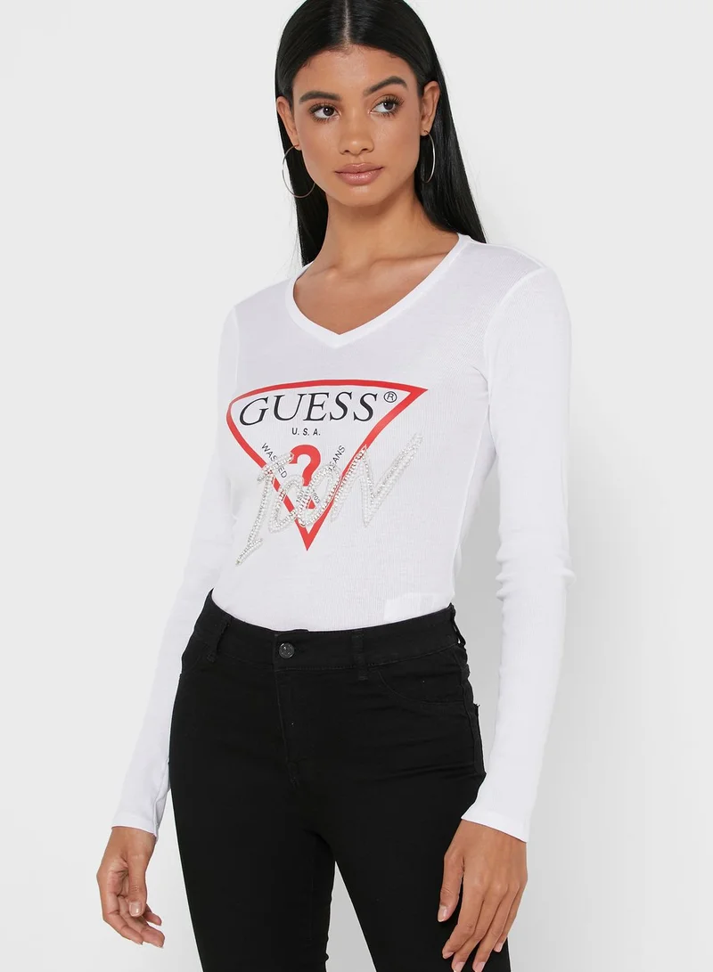 GUESS Icon Logo T-Shirt