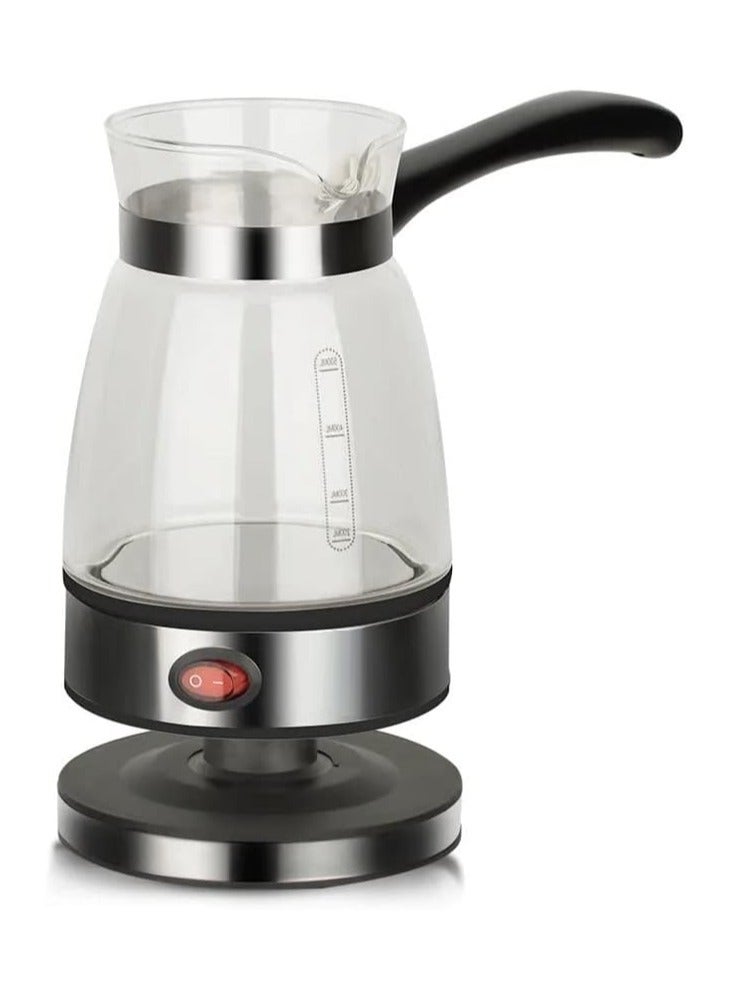 دينكس وعاء قهوة تركي بمقبض من الفولاذ المقاوم للصدأ وصانع قهوة كهربائي وغلاية ماء ساخنة - Image 3