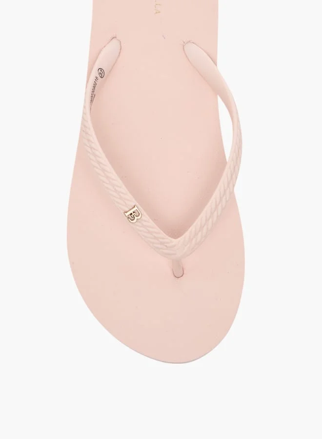 Flora Bella By Shoexpress Women's Solid Slip-On Thong Slippers