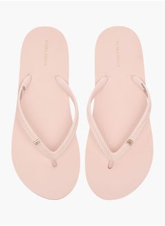Women's Solid Slip-On Thong Slippers