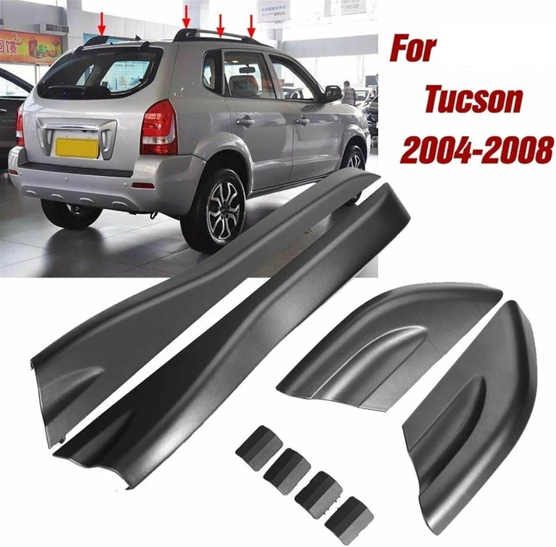 Yurefax 8pcs Car Roof Rack Cover for Hyundai Tucson 2004-2008 - Image 3