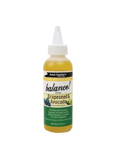 Aunt Jackie's Aunt Jackie's Natural Growth Oil Blends Balance - Grapeseed and Avocado, Pre-Shampoo Treatment, Improves Porosity and Moisture Balance, 4 oz  - Image 1