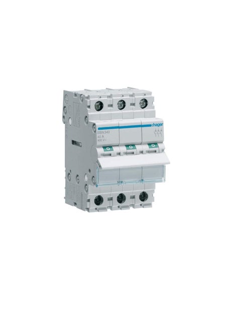 hager Isolator Modular Switch Disconnector 3 Pole 40A - SBN340