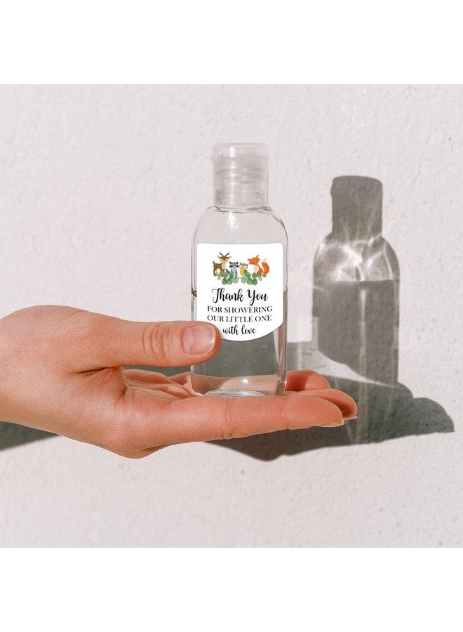 EKSPLODI Hand Sanitizer Labels Thank You for Showering Our Little One with Love Stickers, Baby Shower Favor Stickers, Safari Baby Shower Party Favors., Green, 1.26 inch x 1.39 inch - Image 5