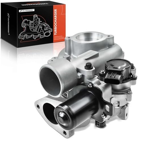A-Premium طقم شاحن توربيني كامل من A-Premium، مع مشغل صمام التفريغ وحشوة، متوافق مع تويوتا هايلكس 2005-2015، لاند كروزر برادو 2004-2019، 3.0 لتر ديزل، استبدال# 17201-0L040، 17201-30160 - Image 1