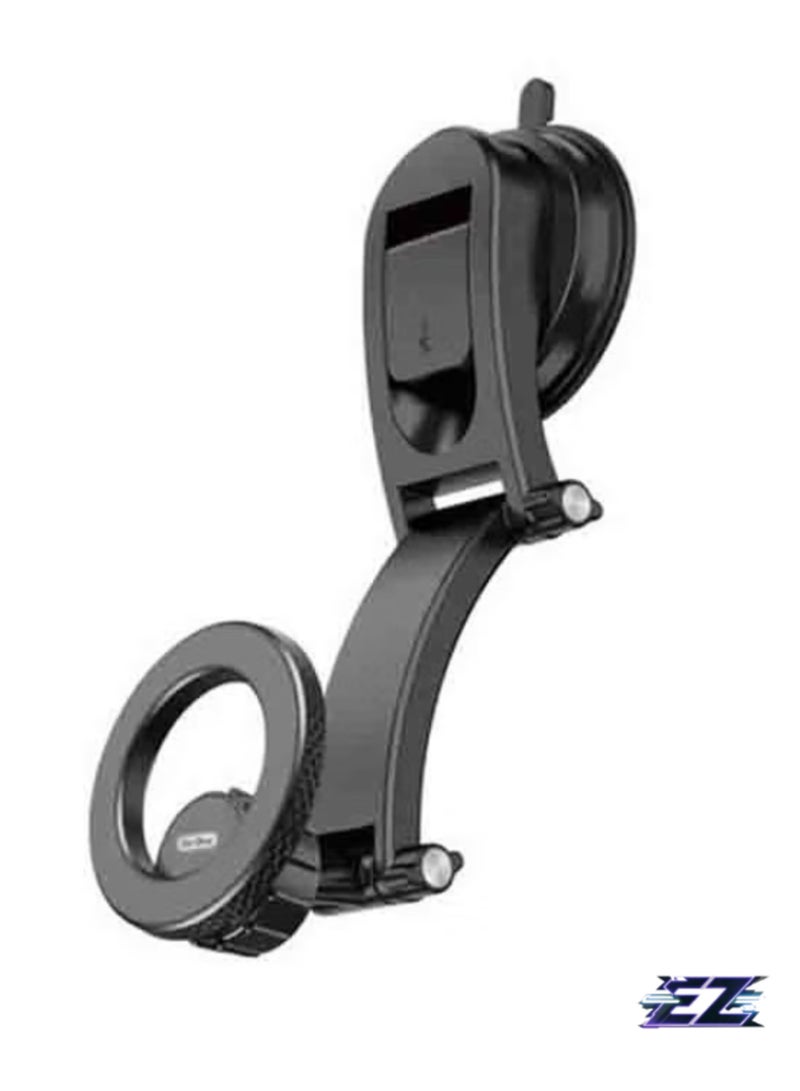 ELTRAZONE Powerful Magnetic Adsorption Car Bracket – Strong Suction Mobile Holder (Black) - Image 1