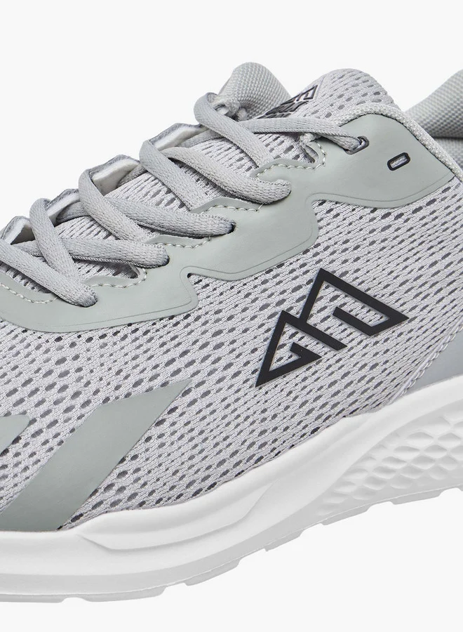 Oaklan by Shoexpress Textured Sports Shoes with Lace-Up Closure