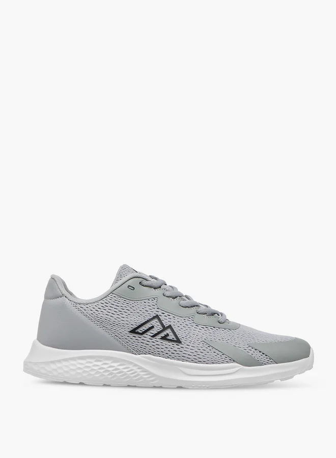Oaklan by Shoexpress Textured Sports Shoes with Lace-Up Closure