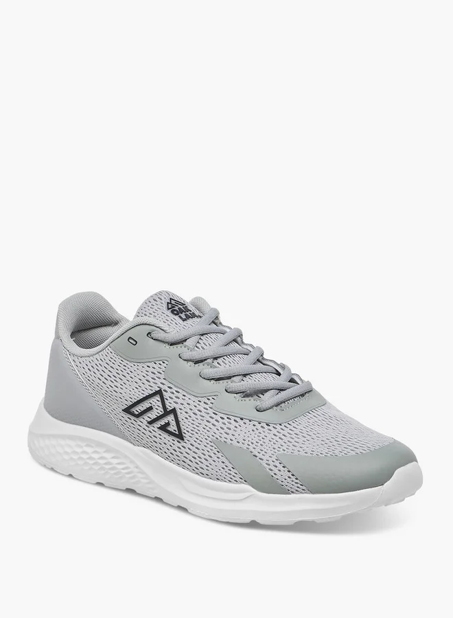 Oaklan by Shoexpress Textured Sports Shoes with Lace-Up Closure