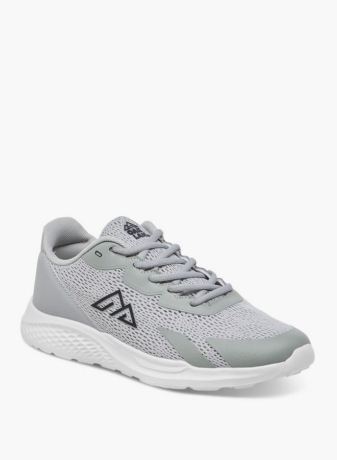 Oaklan by Shoexpress Textured Sports Shoes with Lace-Up Closure  - Image 2