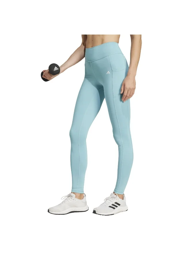 Adidas Opt St Hr 1/1 L Green Training Tights 2XSS