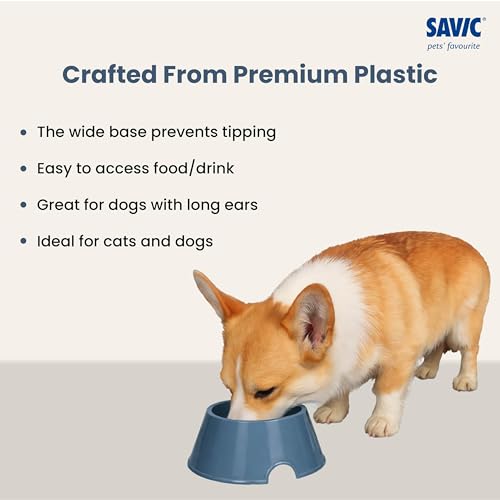 Savic Picnic Cocker Bowl, 700ml (Pack of 2), Get Any 1 Color, Durable & Easy to Clean Feeding, Drinking Bowls for Cats and Dogs - Image 2