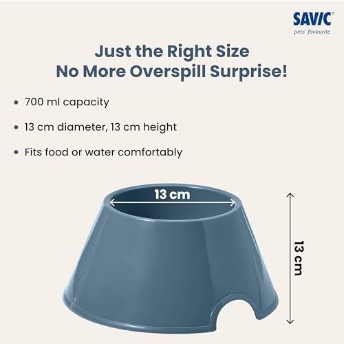 Savic Picnic Cocker Bowl, 700ml (Pack of 2), Get Any 1 Color, Durable & Easy to Clean Feeding, Drinking Bowls for Cats and Dogs - Image 4