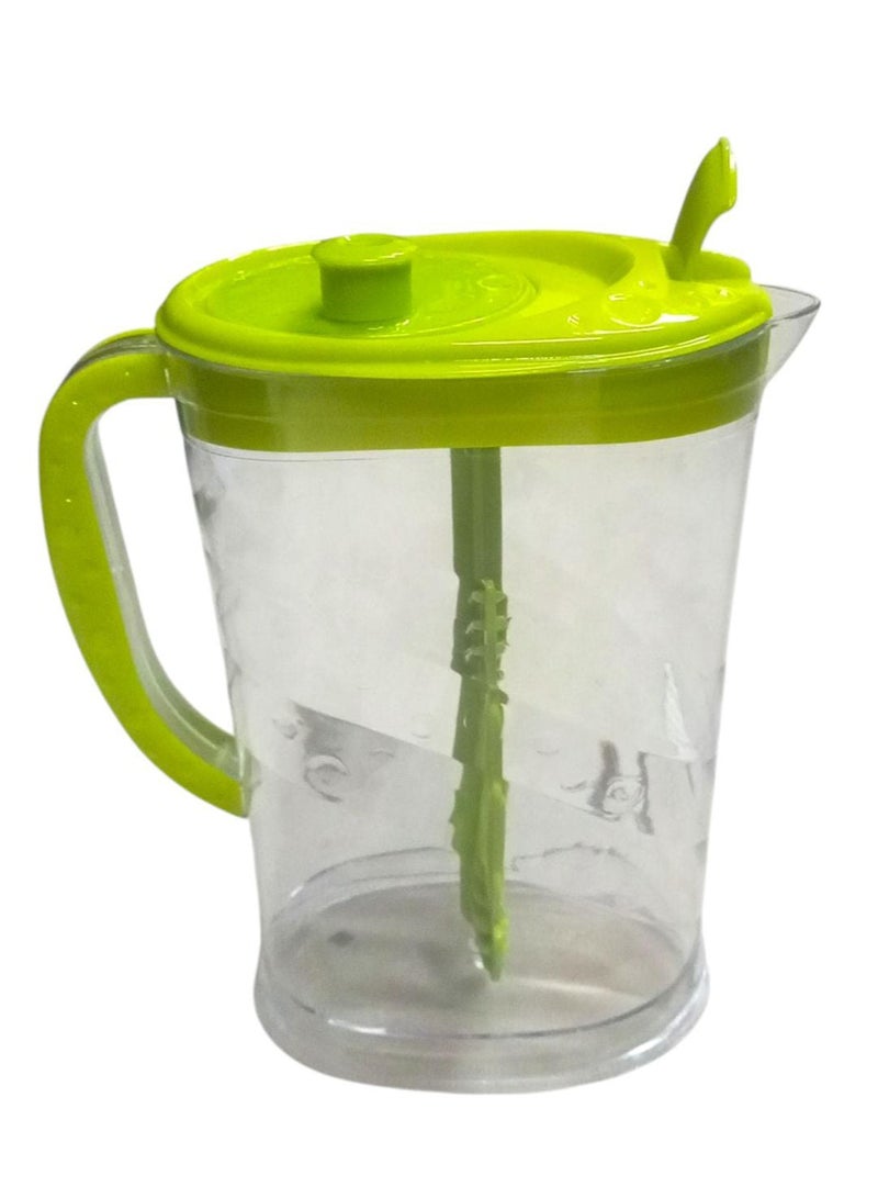 إبريق/إبريق لخلط المشروبات مزود بخفاقة. - Image 1